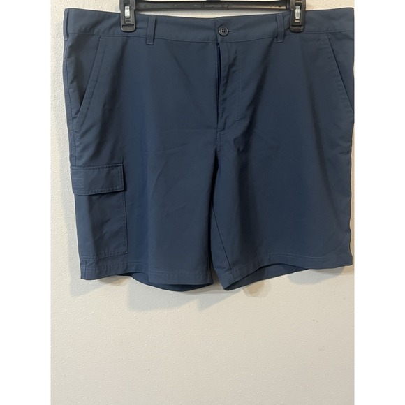 Columbia‎ Omni Shade Shorts Men's Size 45 Sun Protection Fishing Hiking Navy - Picture 2 of 7